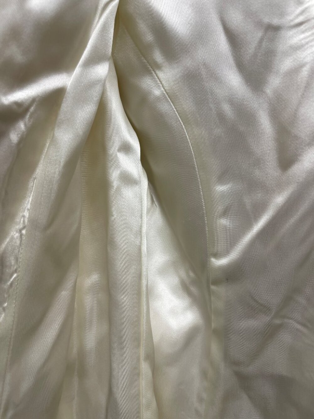 Milly of New York Silk-Lined White Cotton Sateen Bamboo Belted Trench Coat 6 - Picture 12 of 12